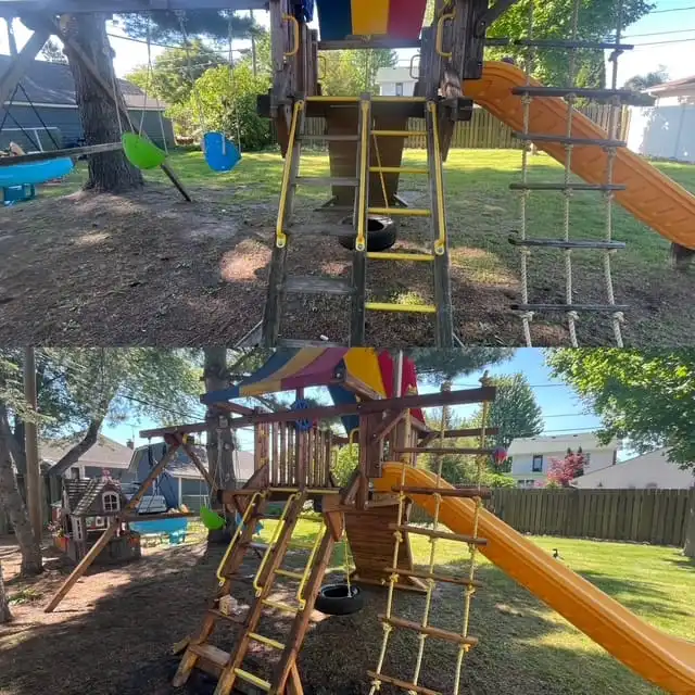 Playset detail cleaning in Saline MI